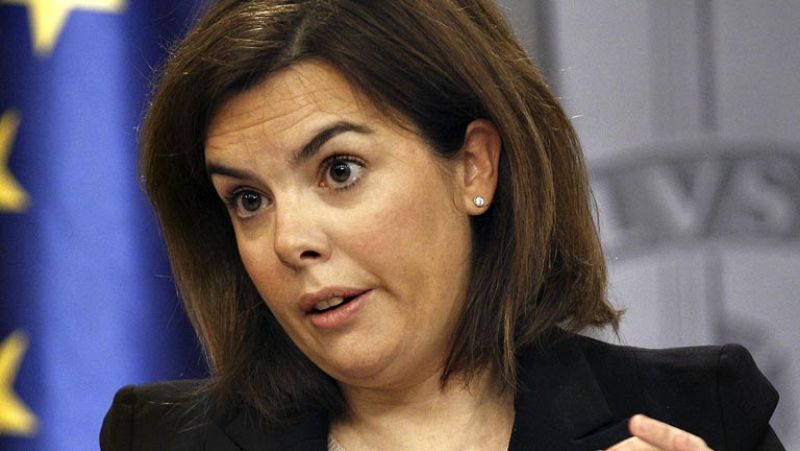 Soraya Saénz de Santamaría insiste que la medida del euro por receta vulnera el sistema previsto por el estado