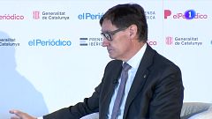 Salvador Illa defensa a l'Aragó un finançament per Catalunya "sense privilegis"