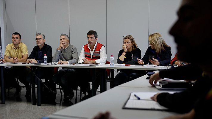 Telediario 1 - El Cecopi no vio datos de las agencias información por la videoconferencia el día de la dana