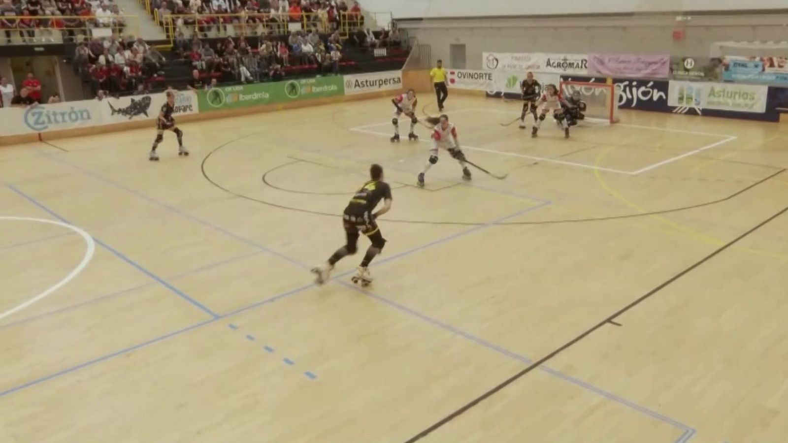 Hockey Patines - OK Liga Iberdrola. 24ª jornada: Telecable Hockey Club - CP Vila-Sana Coop d'Ivars - ver ahora