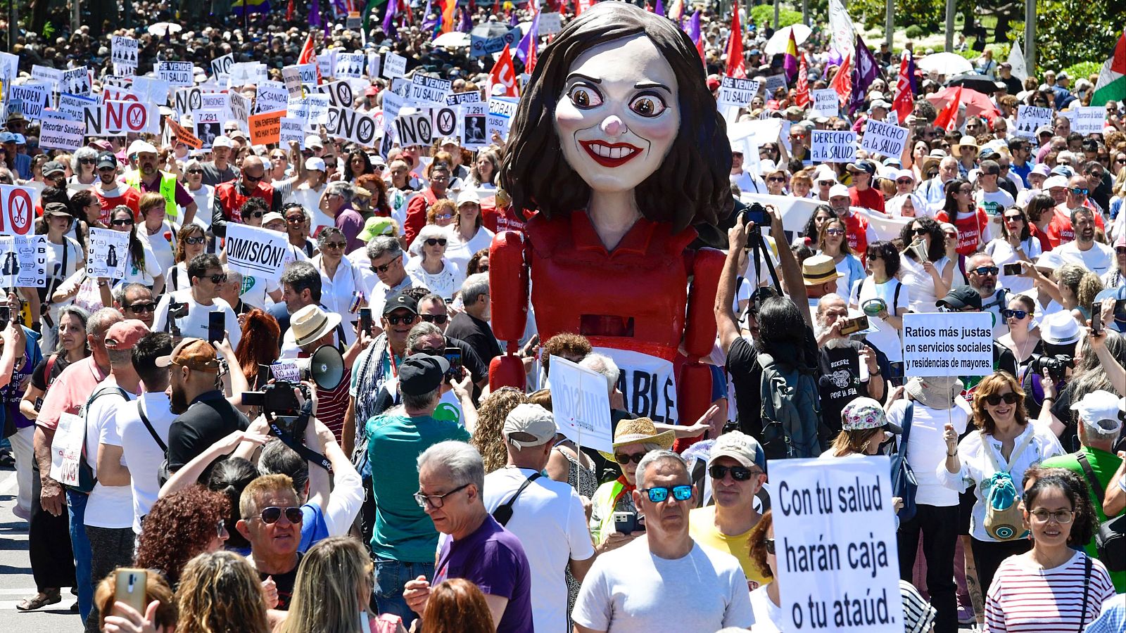 Marcha en defensa de la sanidad pública en Madrid | Ver