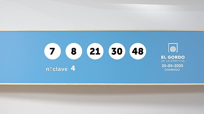 SELAE - Sorteo de la Lotería Gordo de la Primitiva del 25/05/2025