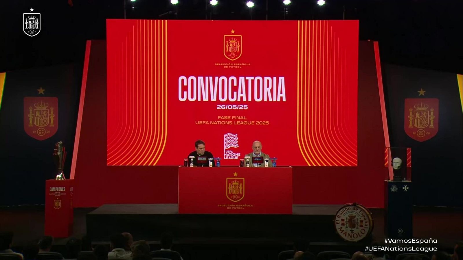 Fútbol - Convocatoria de la fase final de la Nations League y rueda de prensa de Luis de la Fuente - ver ahora