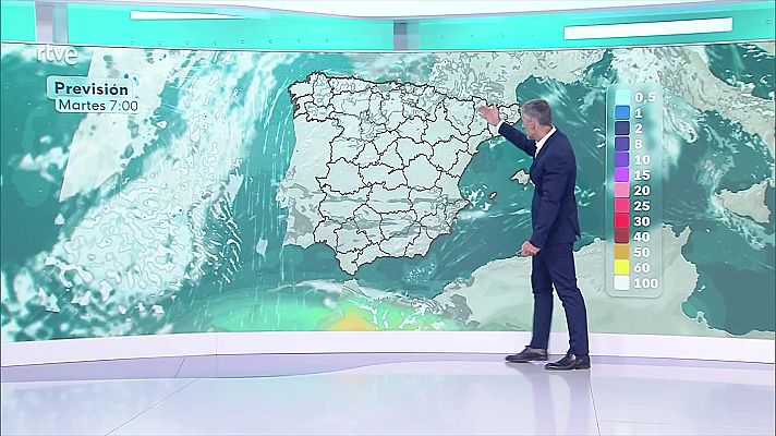 El tiempo - Se prevé que continúe el tiempo anticiclónico estable en la mayor parte del país, con predominio de cielos poco nubosos o despejados