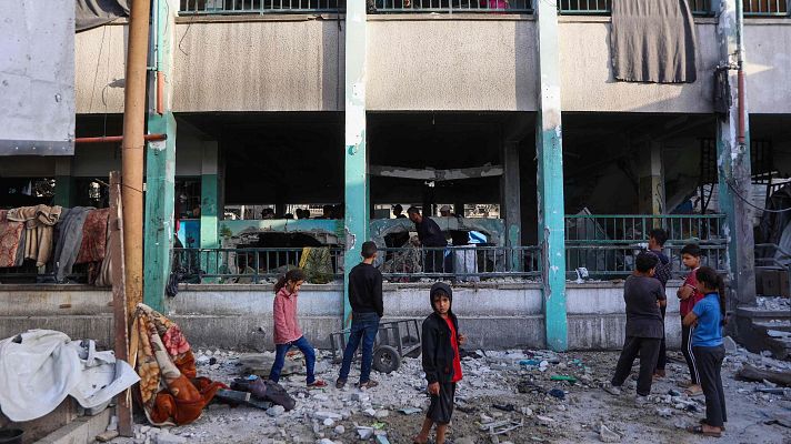 Telediario 2 - Israel ordena evacuar el sur de la Franja de Gaza