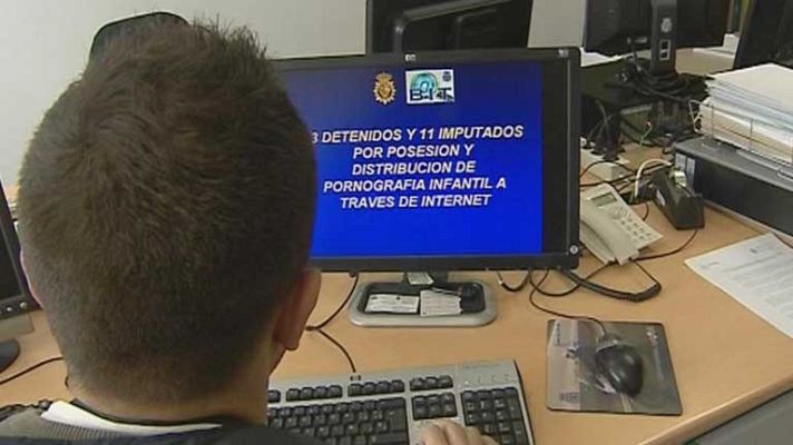 Telediario 1 - Detenidos por pederastia