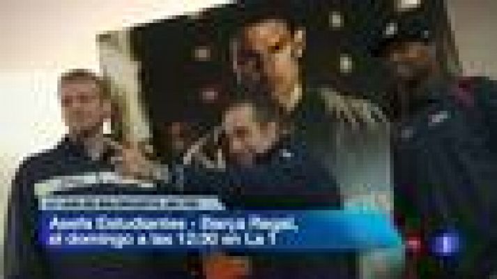 Telediario 1 - Asefa Estudiantes - Barça Regal, el duelo estrella en La1