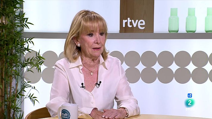 Cafè d'idees - Esperanza Aguirre: "L'independentisme governa per la porta del darrere"
