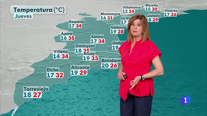 L'informatiu - Comunitat Valenciana - El tiempo en la Comunitat Valenciana 28/05/25