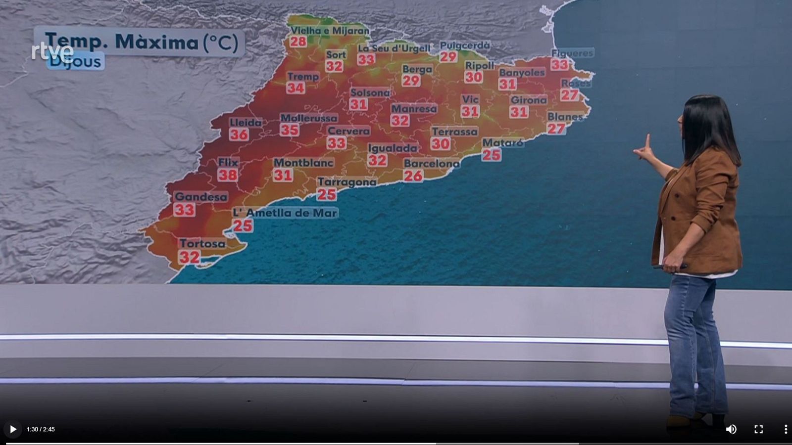 El Temps a Catalunya amb Sònia Papell (29/05/2025) | RTVE Catalunya - El temps | Veure