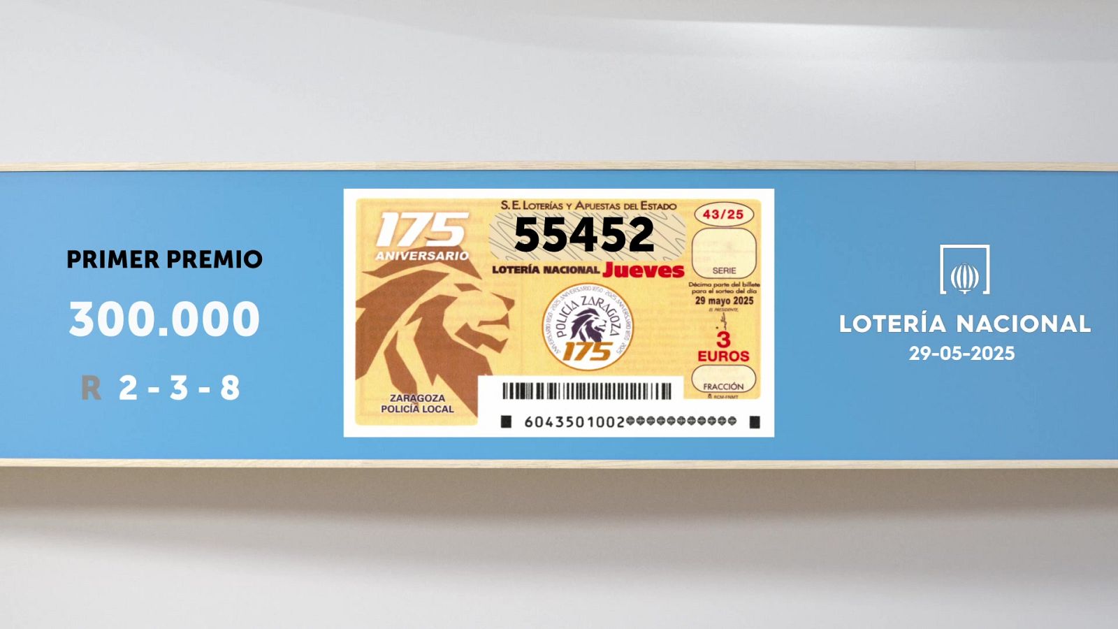 Sorteo de la Lotería Nacional del 29/05/2025 - Ver ahora