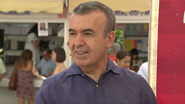 Diario 24 - Lorenzo Silva presenta 'Las fuerzas contrarias' en la Feria del Libro de Madrid