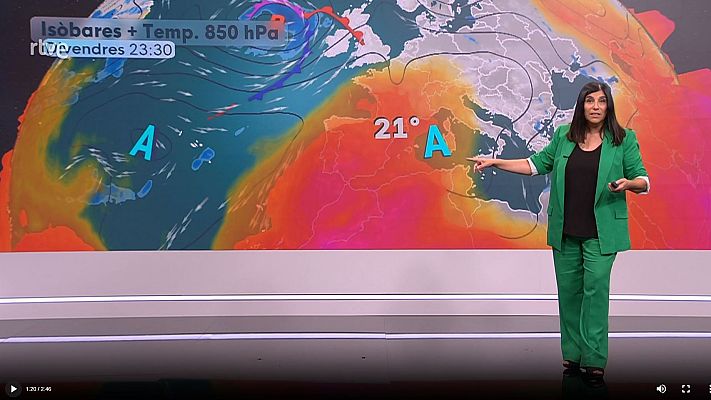 El temps - Sol, calor d'estiu i tronades de tarda