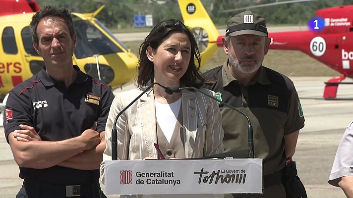 L'Informatiu - Les darreres pluges no fan baixar la guàrdia als boscos