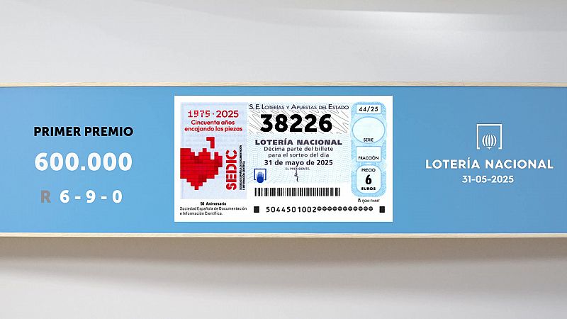 Sorteo de la Lotería Nacional del 31/05/2025 - Ver ahora