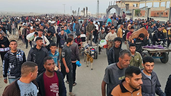 Telediario Fin de Semana - Un ataque israelí en un punto de ayuda deja una treintena de muertos en Ráfah