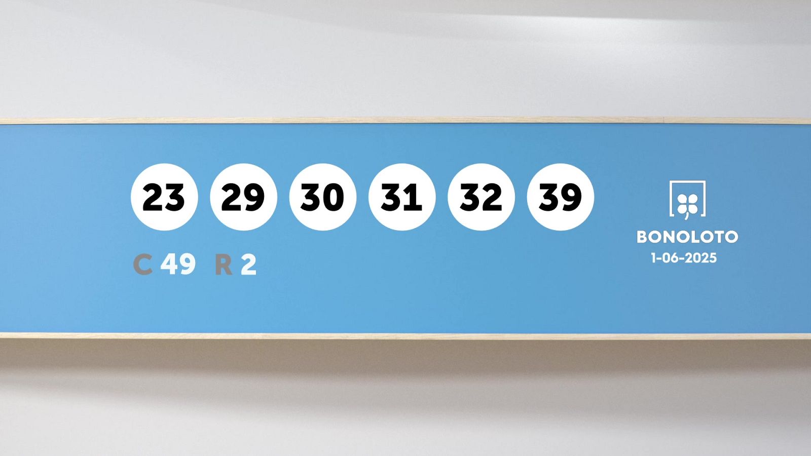 Sorteo de la Lotería Bonoloto del 01/06/2025 - Ver ahora