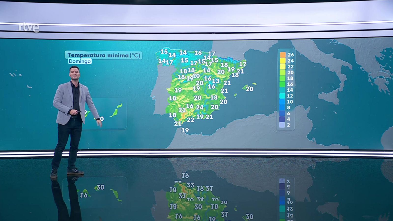 Temperaturas máximas elevadas para la época en buena parte de la Península - ver ahora