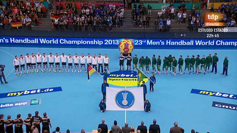 Mundial de Balonmano - Grupo A: Alemania - Brasil - ver ahora  