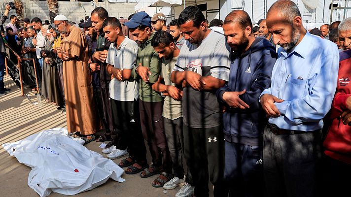 Telediario 1 - Un nuevo ataque en Gaza deja tres muertos y 35 heridos en Ráfah