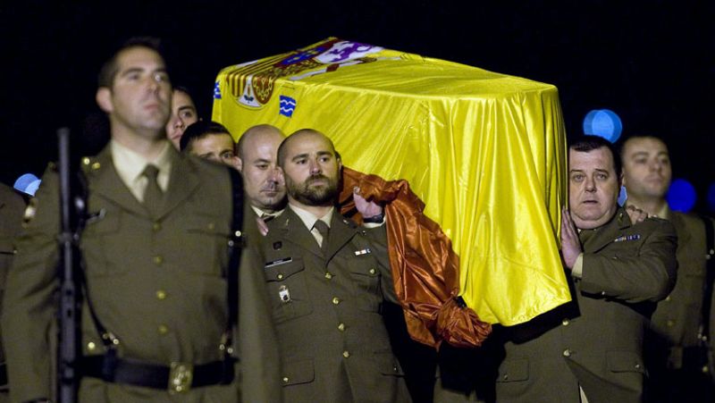  Llega a España el cuerpo del sargento fallecido en Afganistán