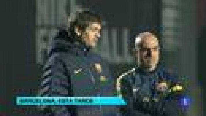 El Barça llega a Málaga sin Villa, pero con Tito