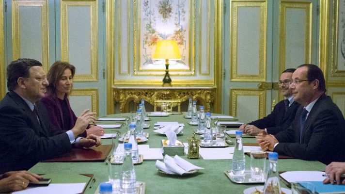 Telediario 1 - Telediario 2 en 4" - 12/01/13