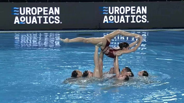 Natación - Natación Artística - Campeonato de Europa. Final Libre equipos