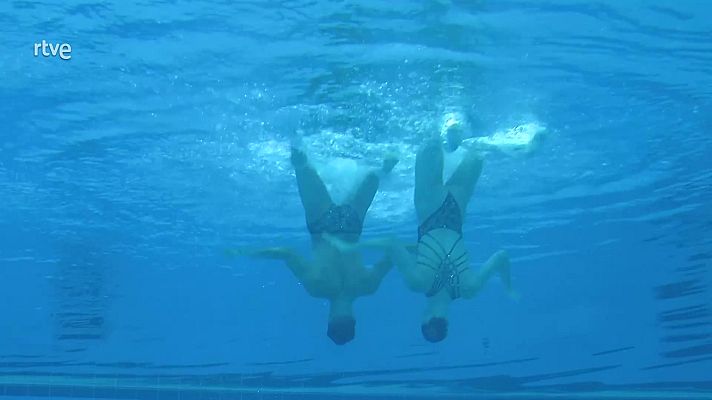 Natación - El dúo español mixto de natación artística logra el oro en el Europeo