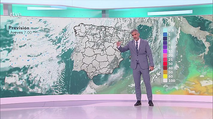 El tiempo - Chubascos y tormentas fuertes en el interior de Castellón, también el Pirineo y nordeste de Cataluña