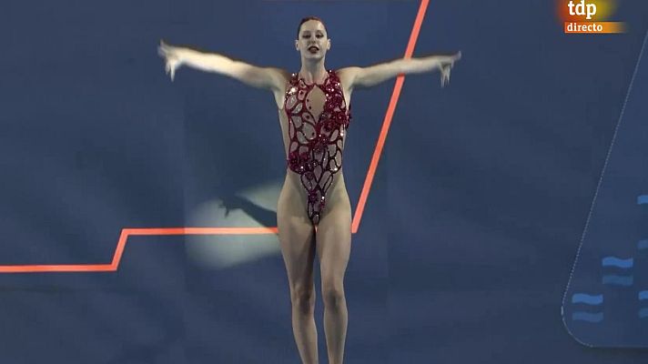 Natación - Así fue la interpretación de Iris Tió en la final de solo técnico femenino