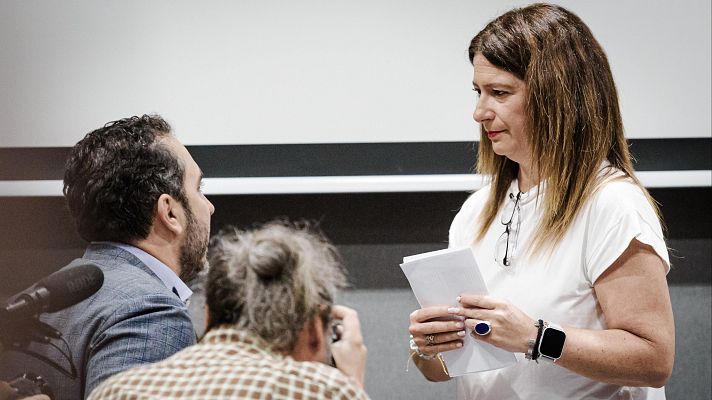 Telediario 1 - PSOE y PP se recriminan mutuamente el "esperpento" vivido entre Díez y Aldama