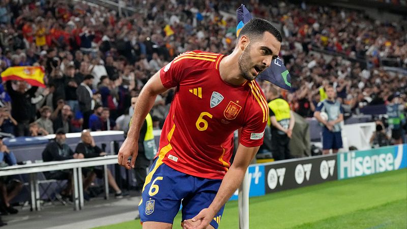 Mikel Merino aumenta la renta de Espaa ante Francia (2-0) - UEFA Nations League | Ver