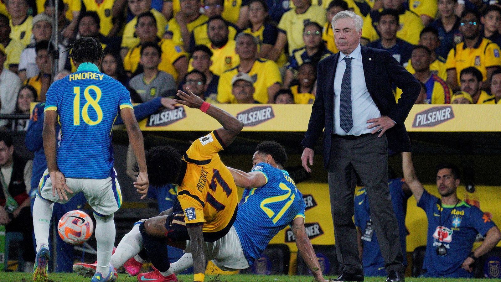 Ancelotti debuta con Brasil con empate ante Ecuador: "Salimos satisfechos" - Informativo 24h | Ver