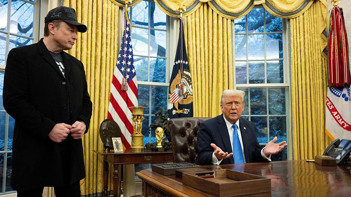 Telediario 1 - Las tensiones entre Trump y Musk siguen aumentando