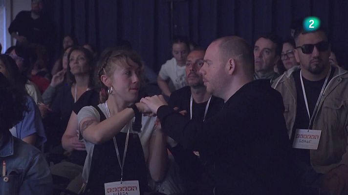 En lengua de signos - Jornadas de ASPREH sobre sordoceguera