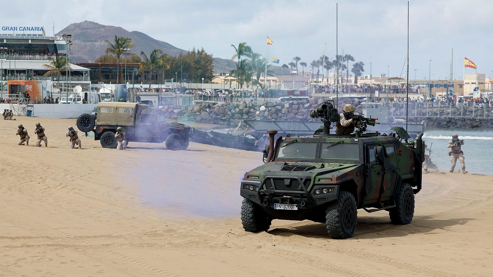 Gran despliegue militar en Canarias por el Día de las Fuerzas Armadas