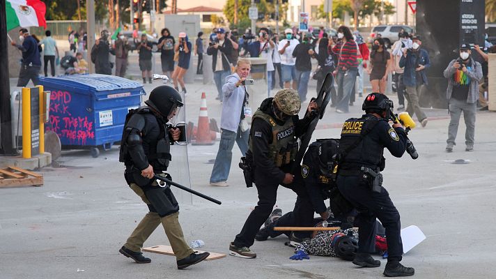 Telediario Fin de Semana - Las redadas antiinmigración dejan 44 detenidos en Los Ángeles