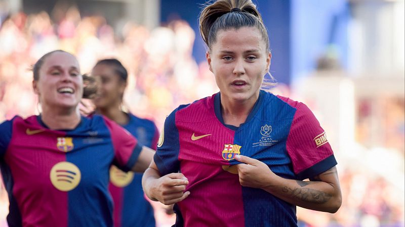 Claudia Pina adelanta al Bara en la final de Copa de la Reina - Ftbol | Ver