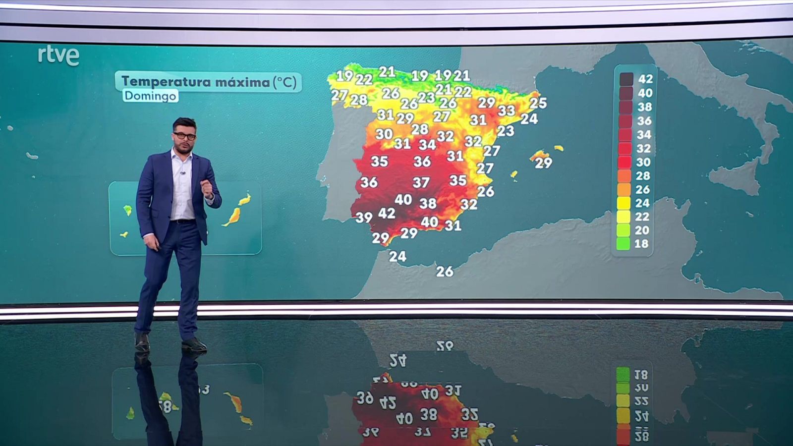 Las temperaturas máximas descenderán de forma moderada en Galicia y Cantábrico - ver ahora