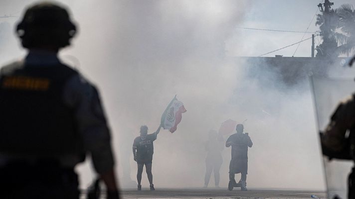 Telediario Fin de Semana - Segundo día de batalla campal en Los Ángeles