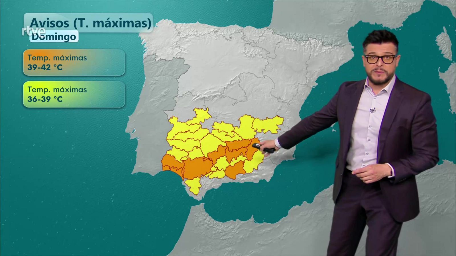 Tormentas en montañas del sudeste. Temperaturas en ascenso significativo en tercio oeste peninsular - ver ahora
