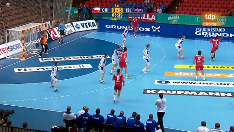 Mundial de Balonmano - Grupo B: Chile - Islandia - ver ahora  
