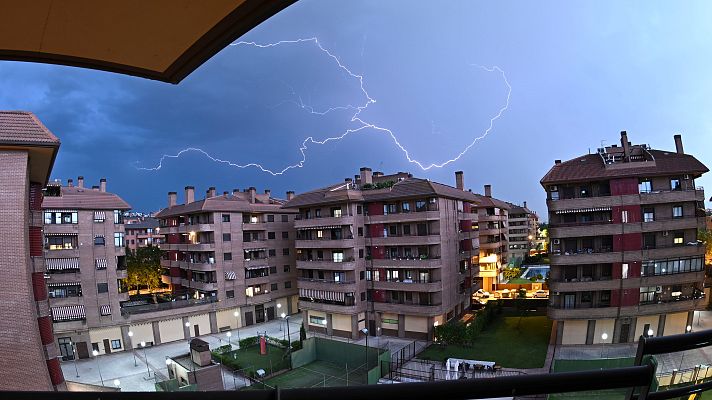 El tiempo - Tormentas fuertes en el norte y temperaturas altas en el sur