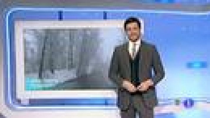 El tiempo - Lluvias en el Cantábrico y Navarra y nevadas en la mitad norte peninsular