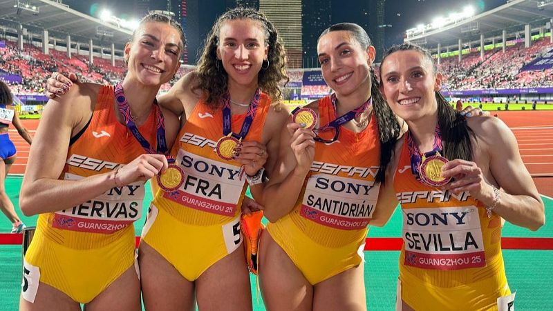 Objetivo Los ngeles - Programa 8: El relevo de las campeonas - Objetivo Los ngeles | Ver