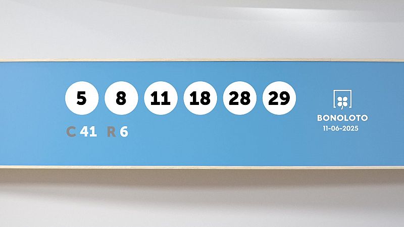 Sorteo de la Lotería Bonoloto del 11/06/2025 - Ver ahora