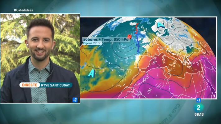El temps - Dijous amb calor menys intensa i més xafogor