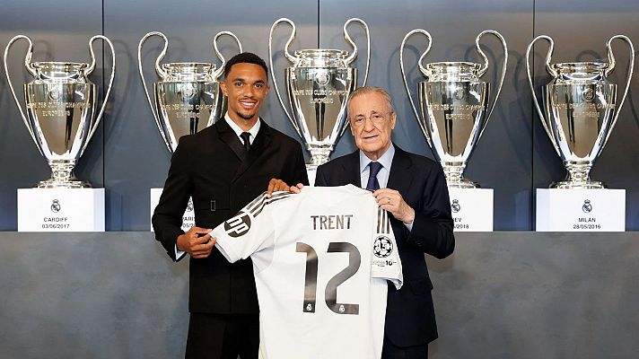 Trent Alexander-Arnold se destapa hablando en castellano en su presentación con el Real Madrid