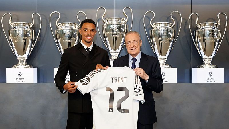 Trent Alexander-Arnold, presentado con el Real Madrid - Ftbol | Ver